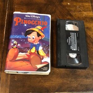 Disney Pinocchio VHS Tape